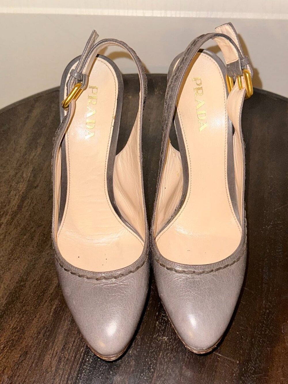 Prada Sling Back Heels - size 37.5